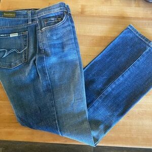 David Kahn Blue Straight Jeans Classic Style